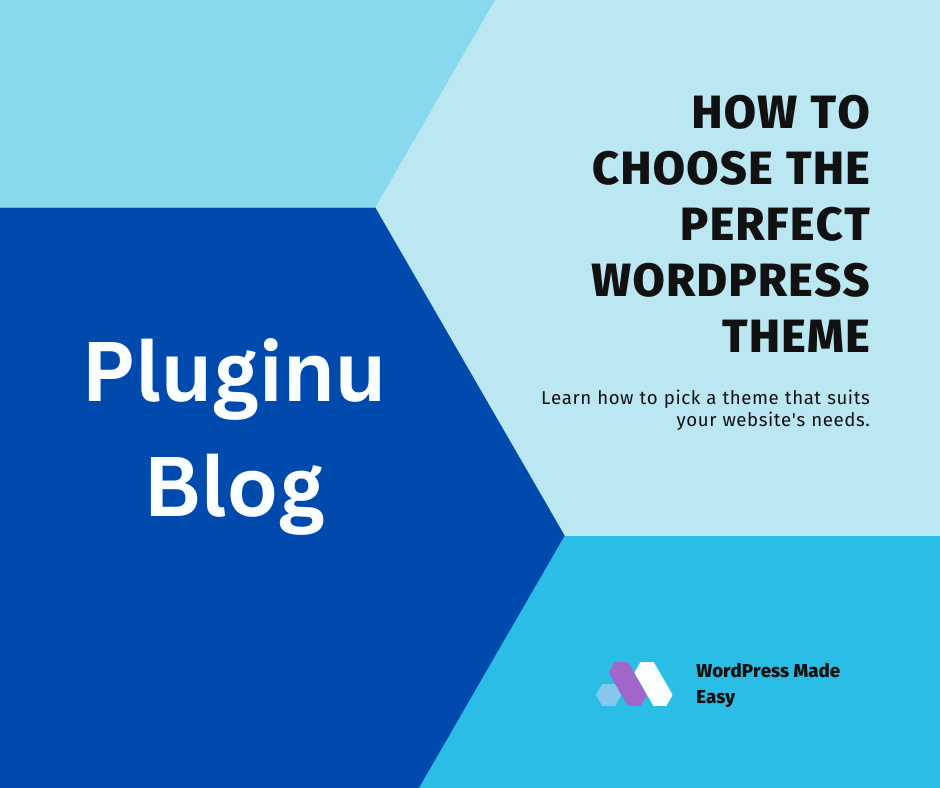 Pluginu Blog how to select wordpress theme, feature image